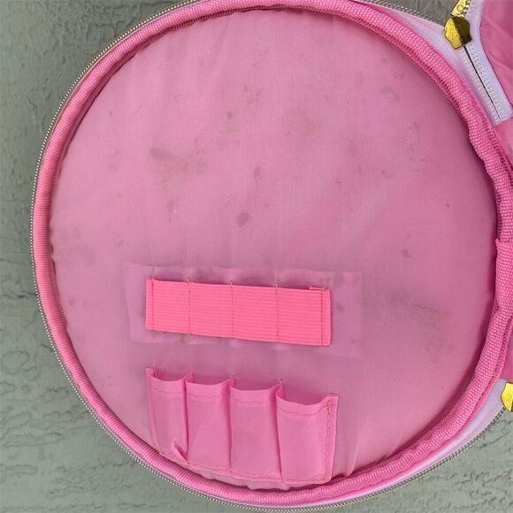 Lilly Pulitzer Tropical Print Havana Round Picnic Bag with Utensil Storage - Picture 9 of 9